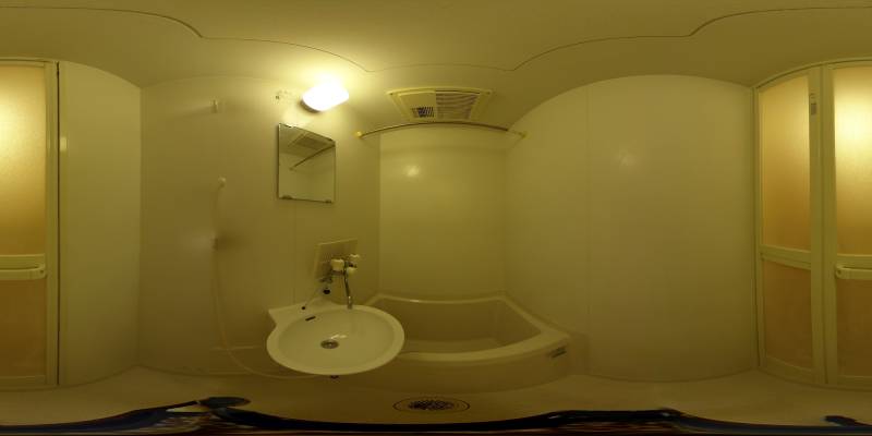 パノラマ画像バスルーム