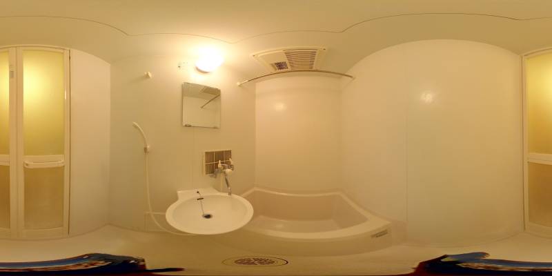 パノラマ画像バスルーム