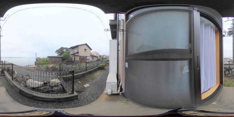 パノラマ画像バルコニー