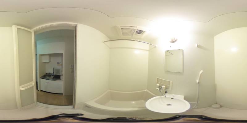 パノラマ画像バスルーム