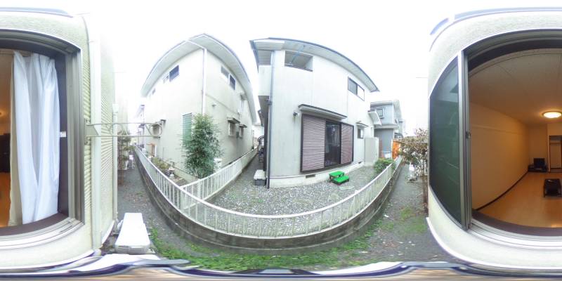パノラマ画像バルコニー