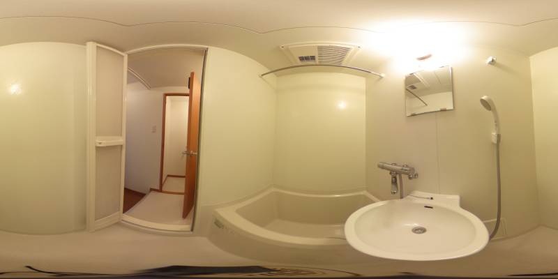 パノラマ画像バスルーム