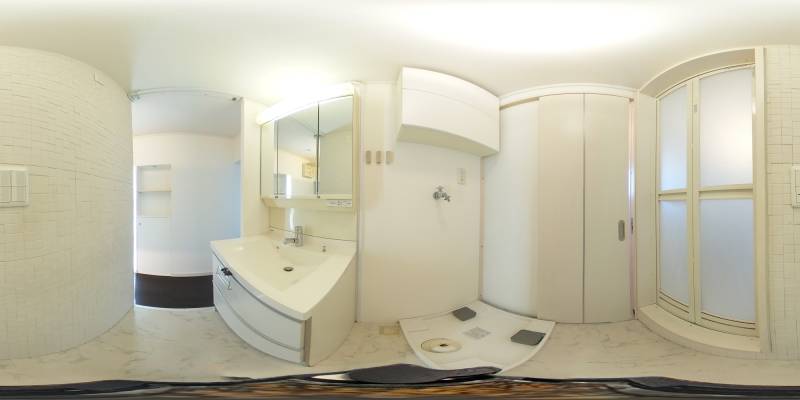 パノラマ画像洗面所