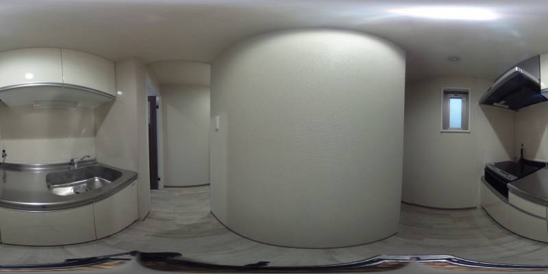 パノラマ画像キッチン