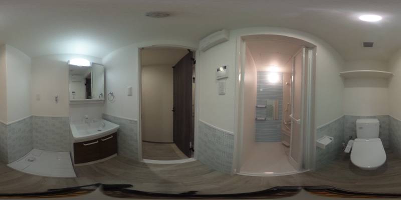 パノラマ画像洗面所