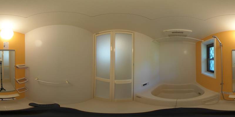 パノラマ画像バスルーム