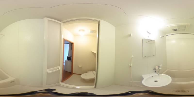 パノラマ画像バスルーム