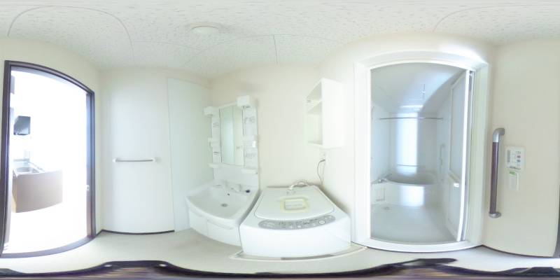 パノラマ画像洗面所
