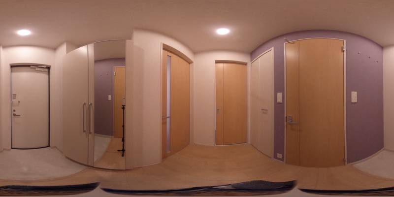 パノラマ画像玄関