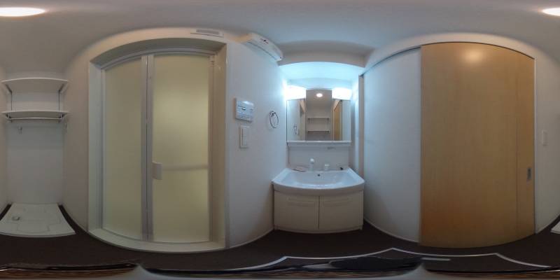 パノラマ画像洗面所