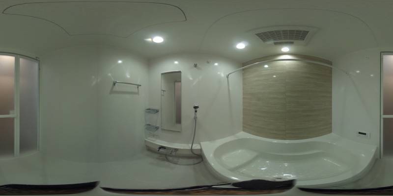 パノラマ画像バスルーム