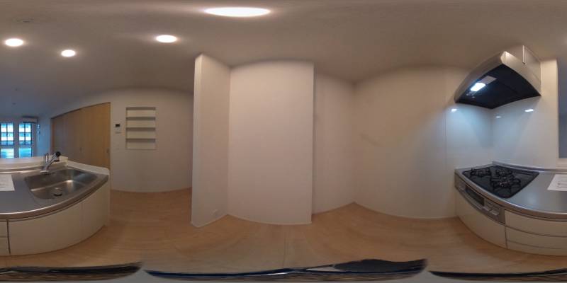 パノラマ画像キッチン