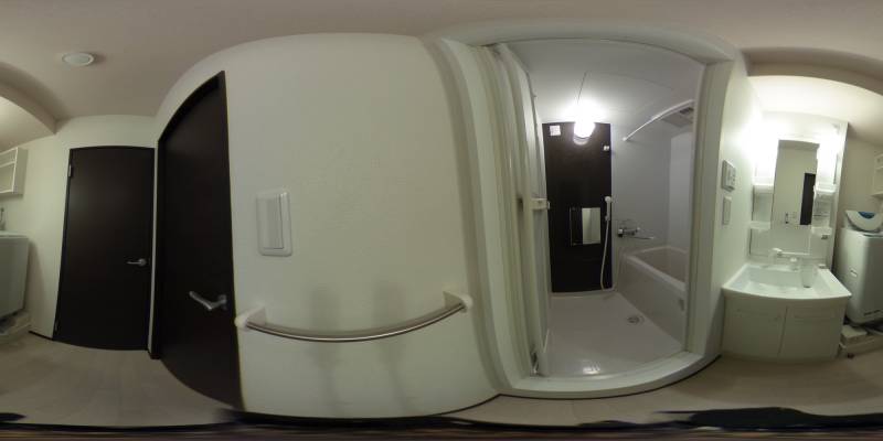 パノラマ画像バスルーム