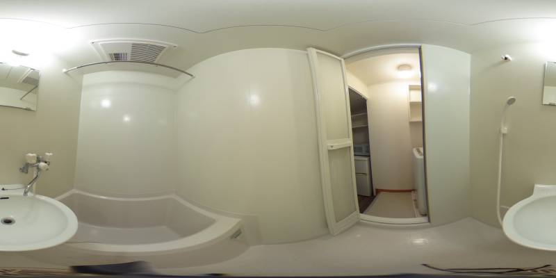 パノラマ画像バスルーム