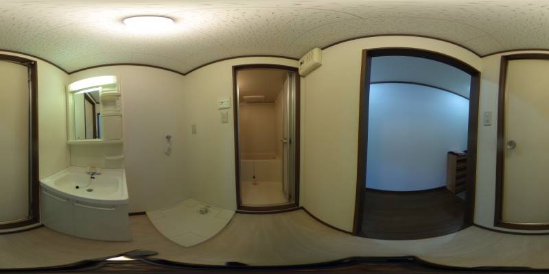 パノラマ画像洗面所