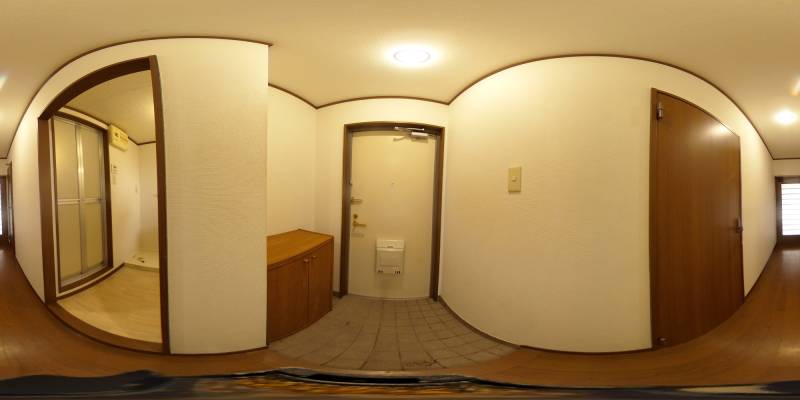 パノラマ画像玄関