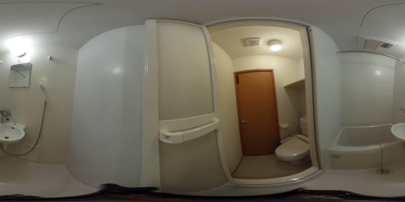 パノラマ画像バスルーム