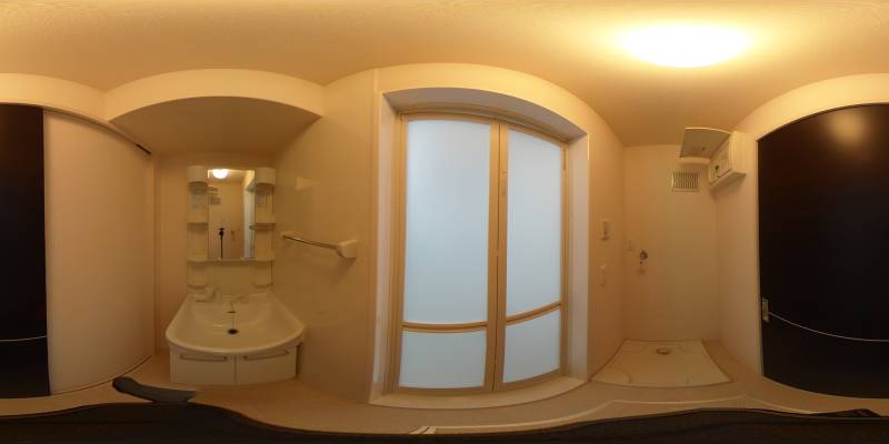 パノラマ画像洗面所