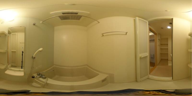 パノラマ画像バスルーム