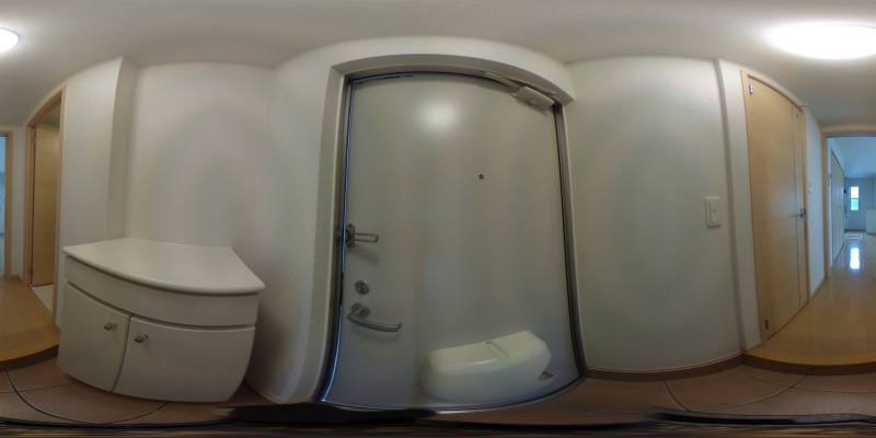 パノラマ画像玄関