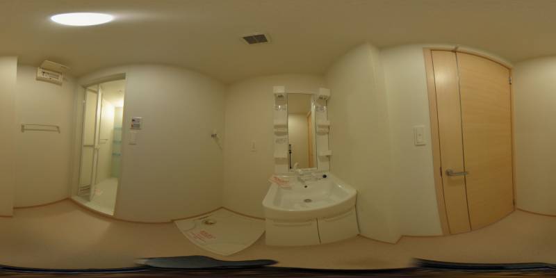 パノラマ画像洗面所