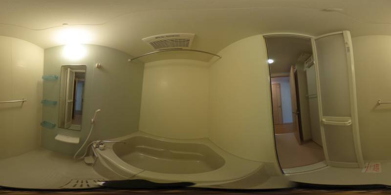 パノラマ画像バスルーム