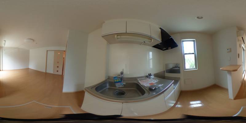 パノラマ画像キッチン