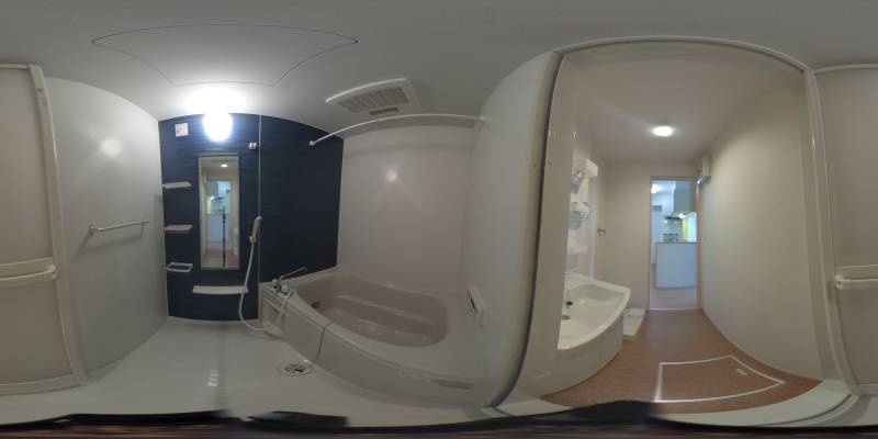 パノラマ画像バスルーム