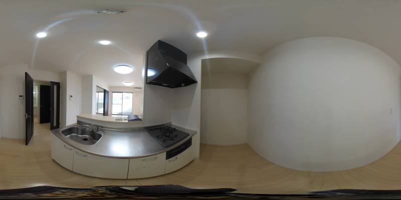 パノラマ画像キッチン