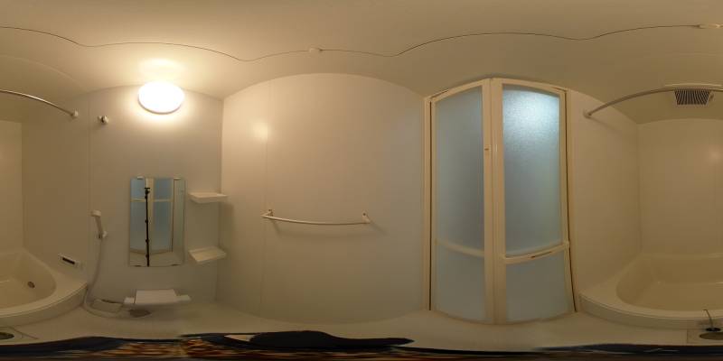 パノラマ画像バスルーム