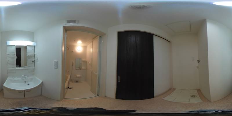 パノラマ画像洗面所