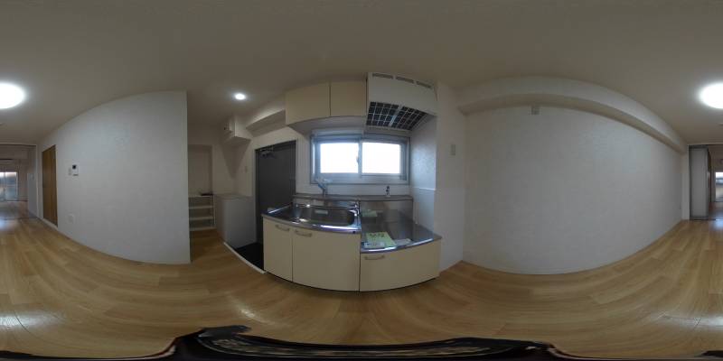 パノラマ画像キッチン
