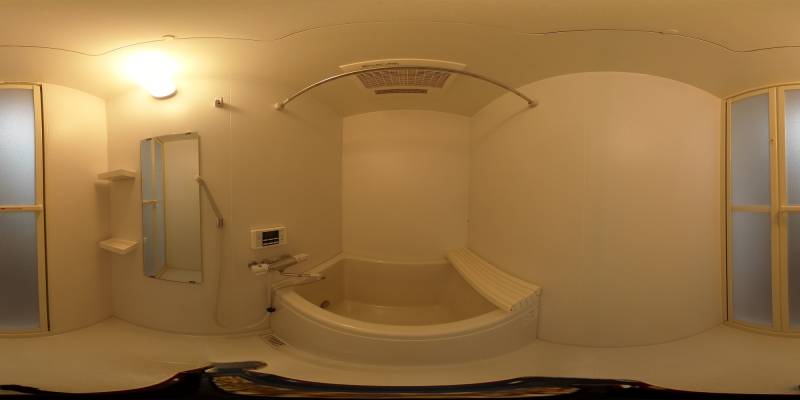 パノラマ画像バスルーム