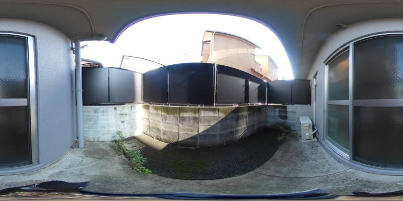 パノラマ画像バルコニー