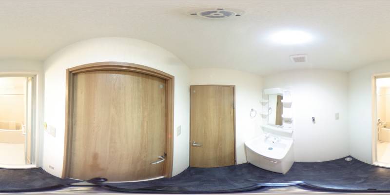 パノラマ画像洗面所