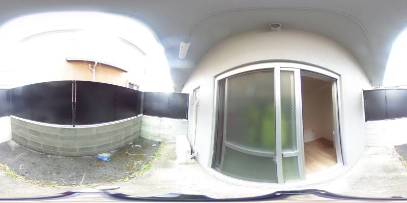 パノラマ画像バルコニー