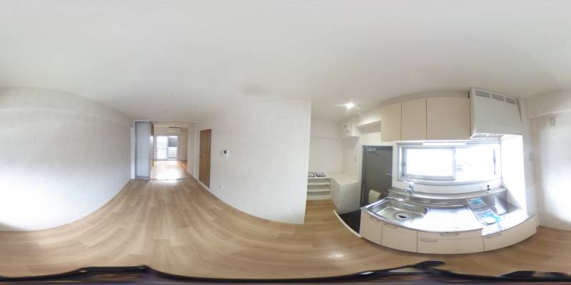 パノラマ画像キッチン