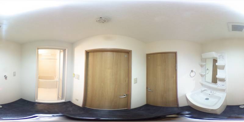 パノラマ画像洗面所