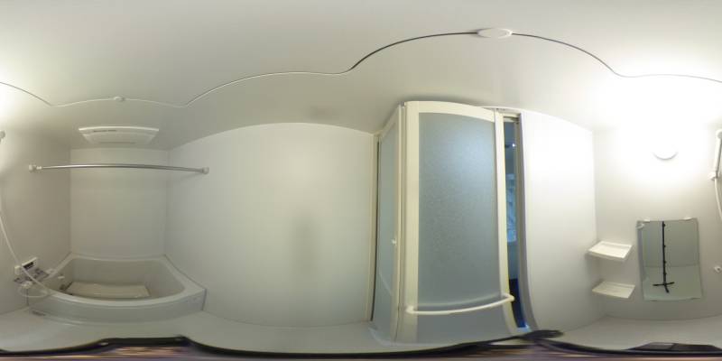 パノラマ画像バスルーム