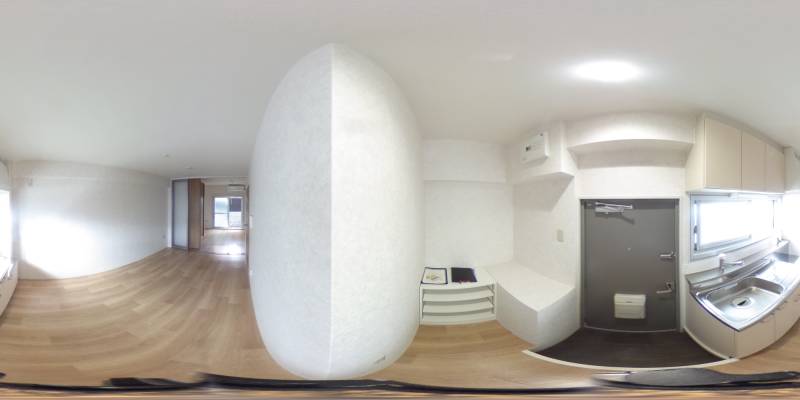 パノラマ画像玄関