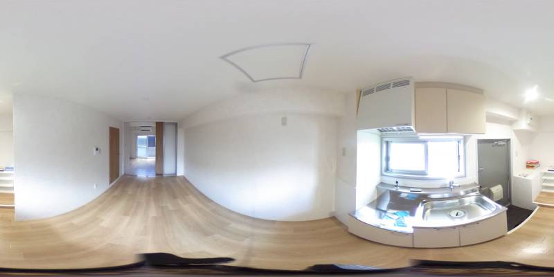 パノラマ画像キッチン