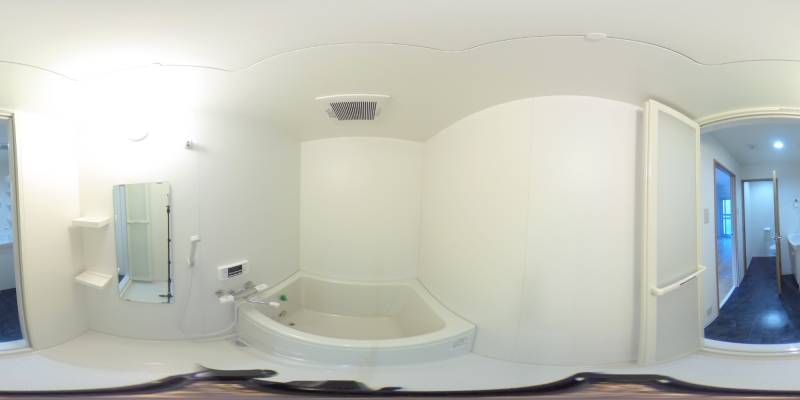 パノラマ画像バスルーム