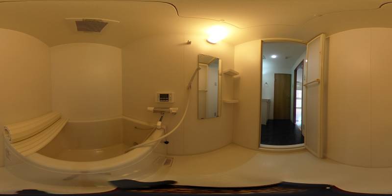 パノラマ画像バスルーム