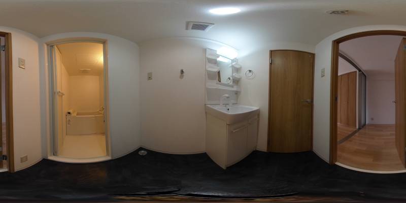 パノラマ画像洗面所