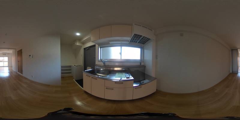 パノラマ画像キッチン