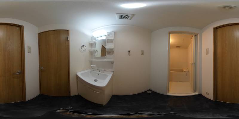 パノラマ画像洗面所