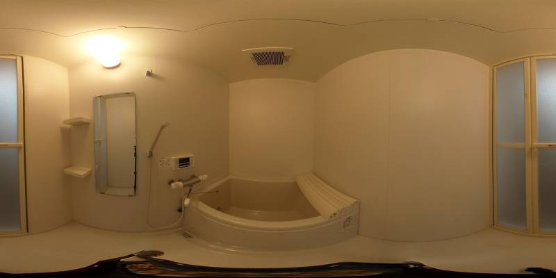 パノラマ画像バスルーム