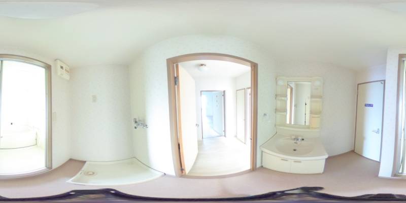 パノラマ画像洗面所