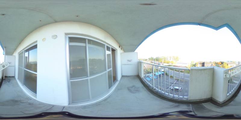 パノラマ画像バルコニー