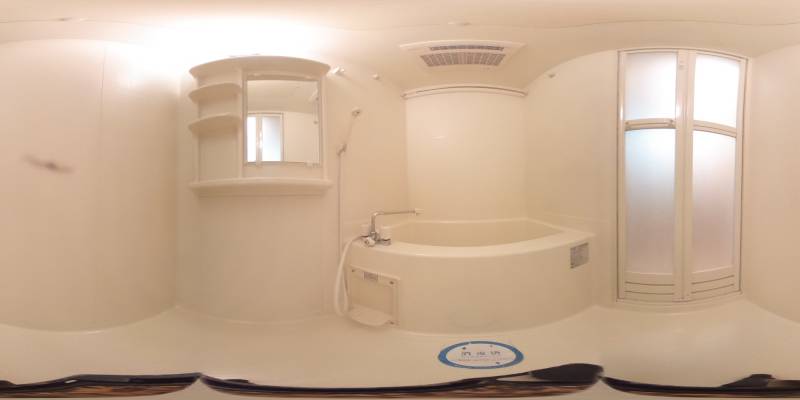 パノラマ画像バスルーム